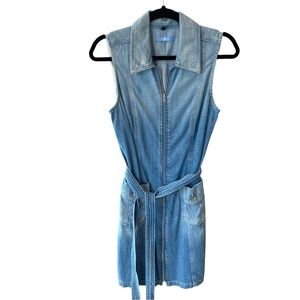 7 For All Mankind Denim Tank Dress
